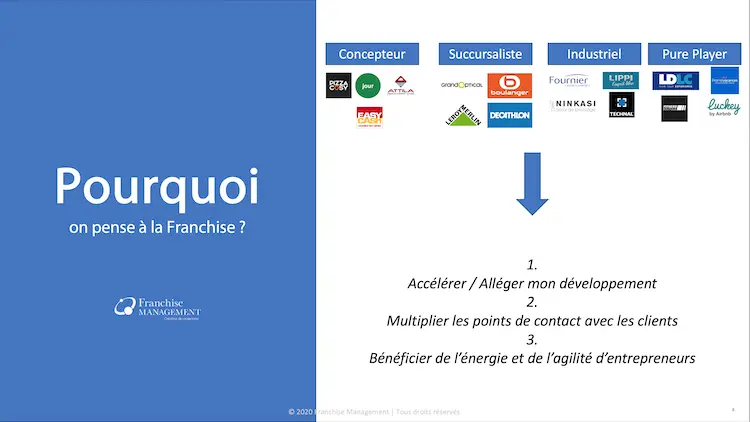 Les motivations à devenir franchiseur, les raisons qui poussent à devenir franchiseur.