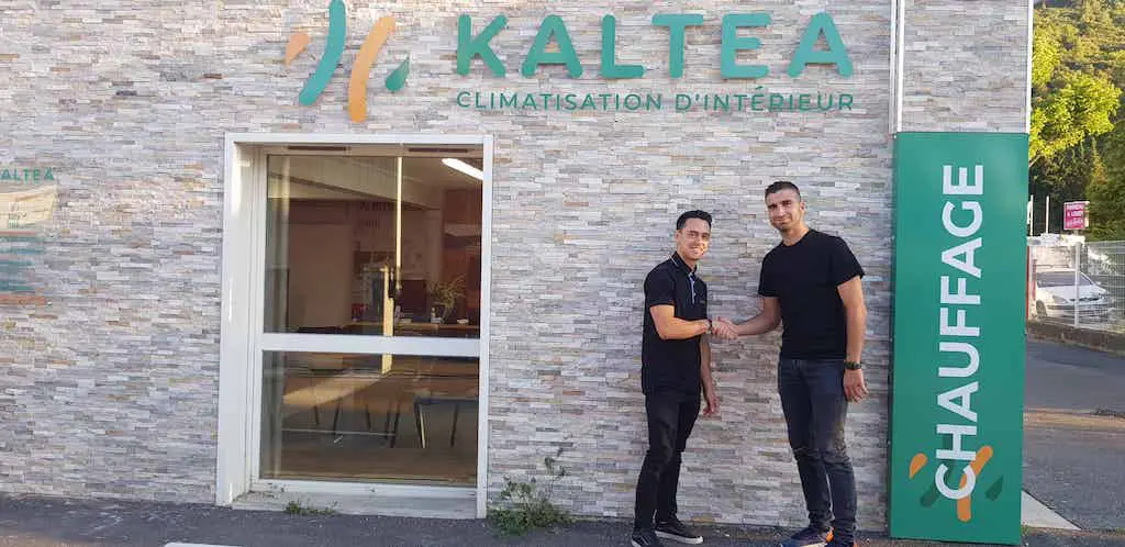 Le Franchiseur Kaltea avec son premier concessionnaire